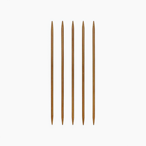 ChiaoGoo Patina Bamboo Double Pointed Needles