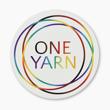  One Yarn Round Sticker