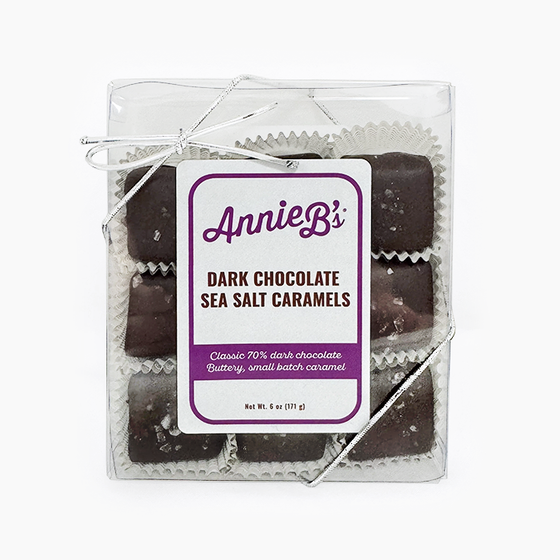 Dark Chocolate Sea Salt Caramels | Annie B’s