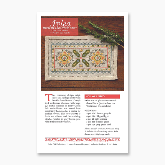 Cross Stitch Kits | Avlea Folk Embroidery