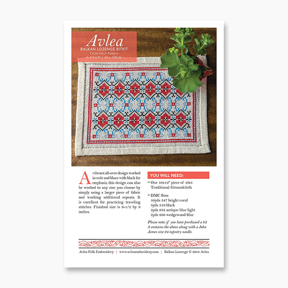 Cross Stitch Kits | Avlea Folk Embroidery