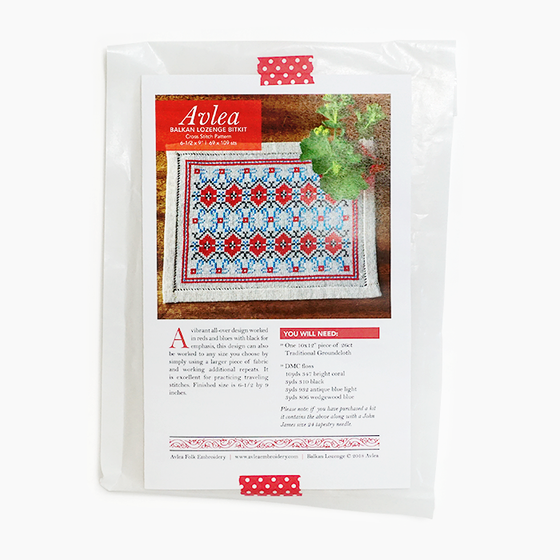 Cross Stitch Kit | Avlea Folk Embroidery