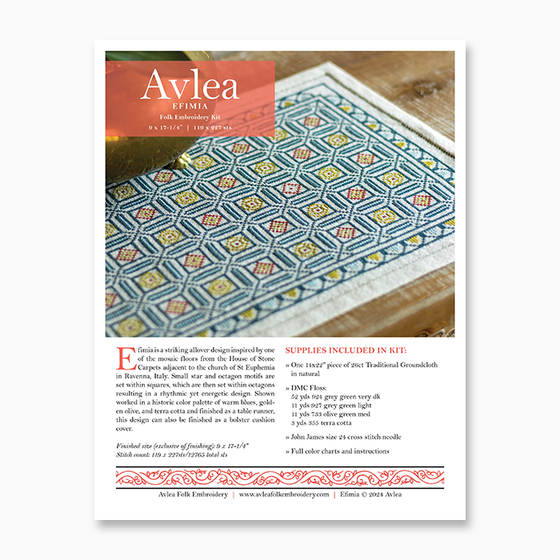 Cross Stitch Kits | Avlea Folk Embroidery