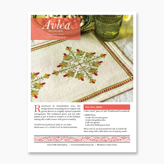 Cross Stitch Kits | Avlea Folk Embroidery