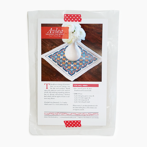 Cross Stitch Kit | Avlea Folk Embroidery