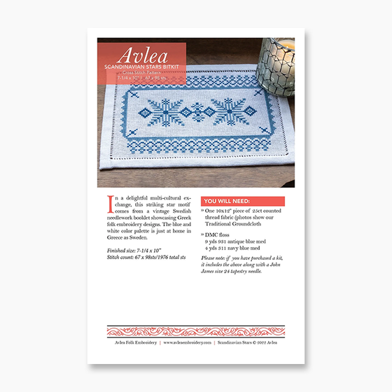 Cross Stitch Kits | Avlea Folk Embroidery