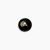 Horn Buttons: Round Convex with Rim