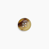 Horn Buttons: Round Classic Rimmed