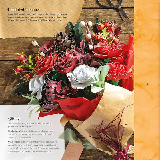 Bouquet in a Book Winter