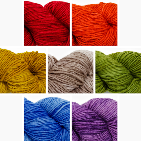 Malabrigo Linen Stitch Scarf Kit: Crochet