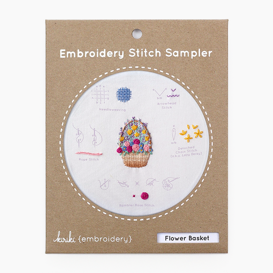 Embroidery Stitch Samplers | Kiriki Press