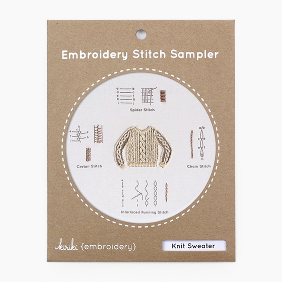 Embroidery Stitch Samplers | Kiriki Press