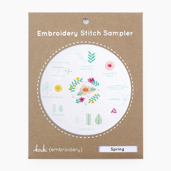 Embroidery Stitch Samplers | Kiriki Press