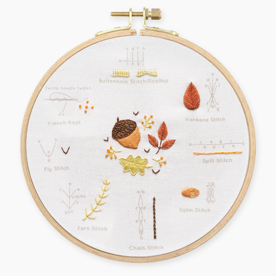Embroidery Stitch Samplers | Kiriki Press