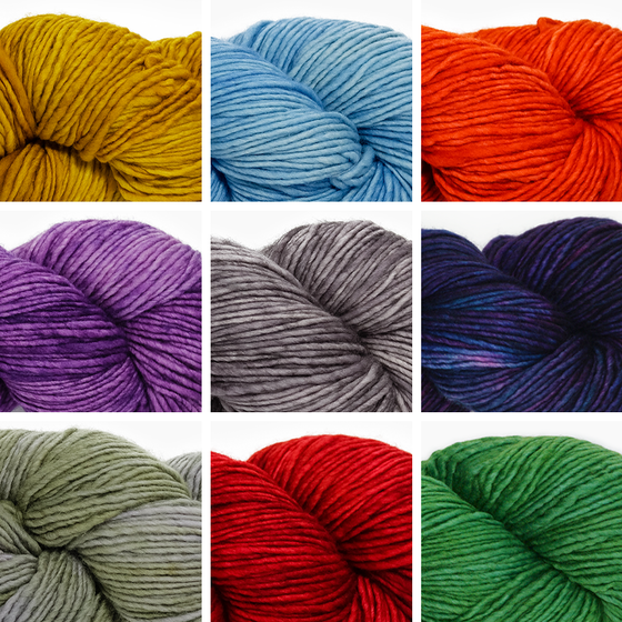 Malabrigo Linen Stitch Scarf Kit: Knit