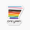 One Yarn State Stickers