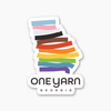 One Yarn State Stickers