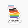 One Yarn State Stickers