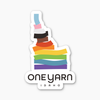One Yarn State Stickers