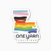 One Yarn State Stickers