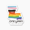 One Yarn State Stickers
