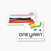 One Yarn State Stickers