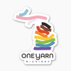 One Yarn State Stickers