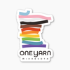 One Yarn State Stickers