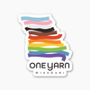 One Yarn State Stickers