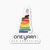 One Yarn State Stickers