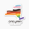 One Yarn State Stickers