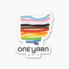 One Yarn State Stickers