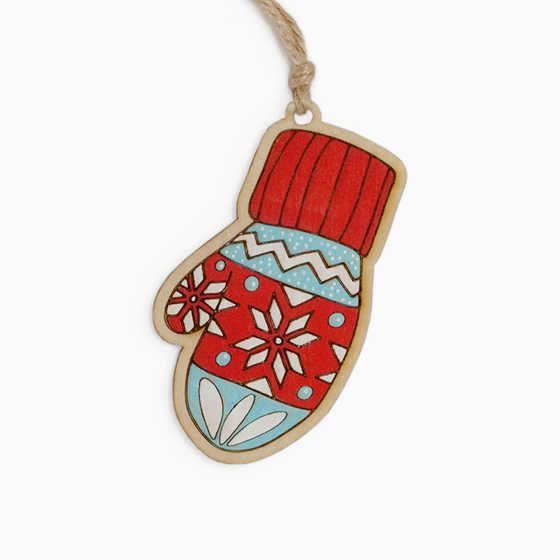 Wood Ornament | Knitting in the Wild