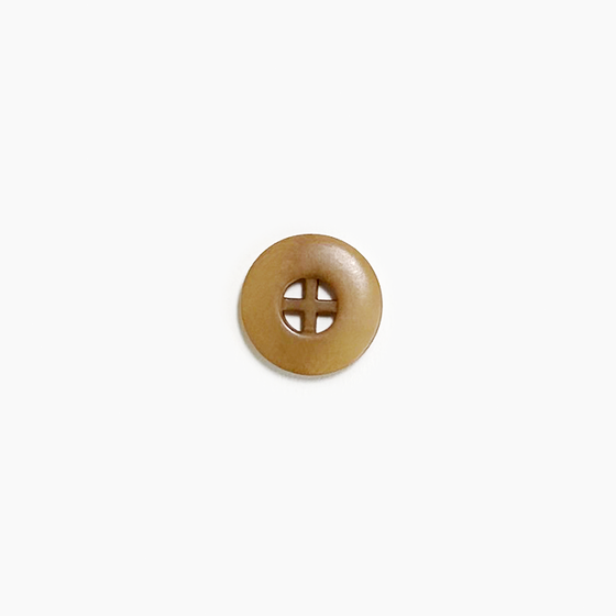 Corozo Buttons: Round Center Cross