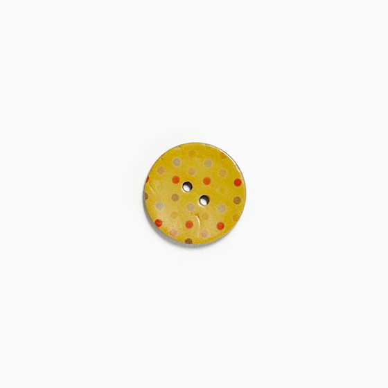 Coconut Buttons: Round with Dots