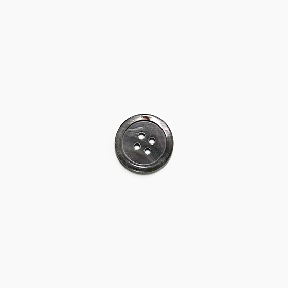 Shell Buttons: Round Rimmed