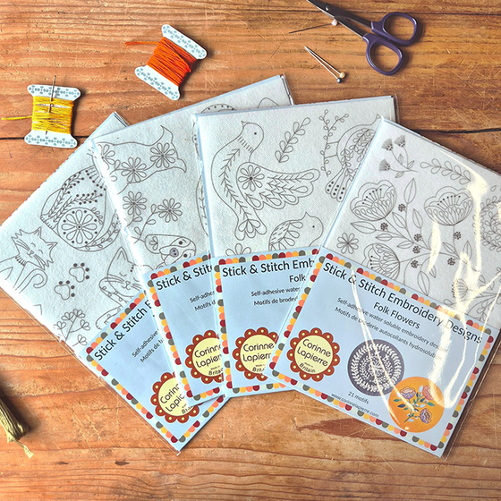Stick and Stitch Embroidery | Corinne Lapierre