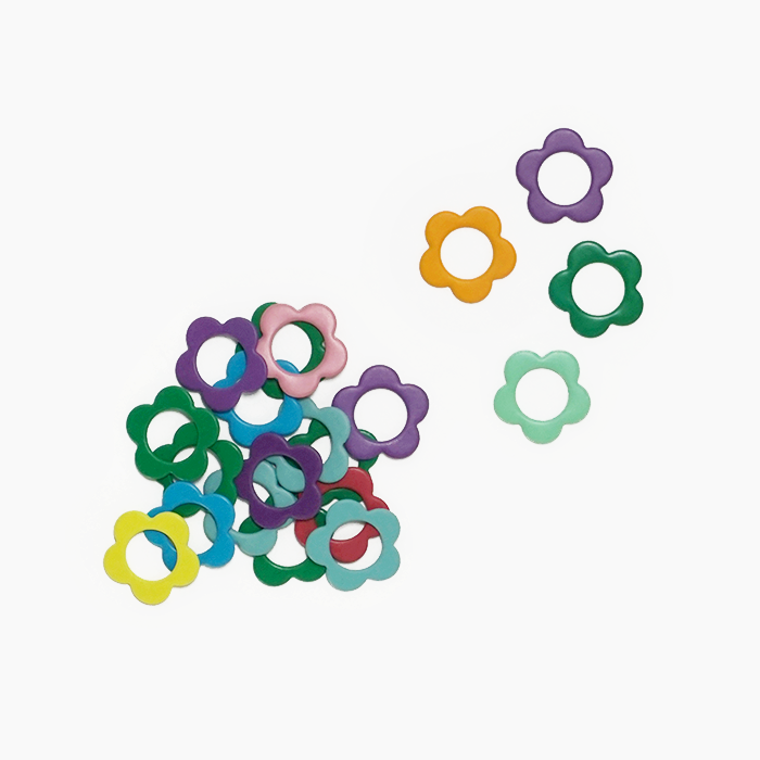 Colorful Metal Stitch Markers – The Yarnery