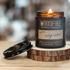 Mini Amber Apothecary Soy Candle | Woodfire Candle Company