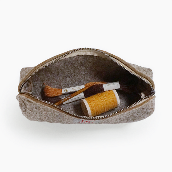 Wool Felt Pencil Case | Retrosaria